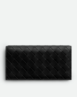 [보테가베네타] 인트레치아토 장지갑 블랙