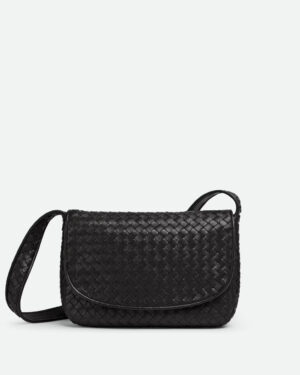 [보테가베네타] 베네토 플랩 메신저 백 블랙