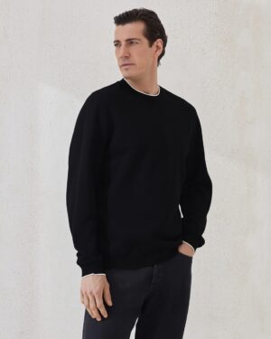 [브루넬로 쿠치넬리] 폭스 레이어링 롱슬리브 니트 (3 COLORS)