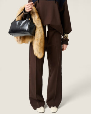 [미우미우] 패브릭 스티치 니트 팬츠 (2 COLORS)