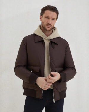 [브루넬로 쿠치넬리]  나일론 봄버 자켓 (3 COLORS)