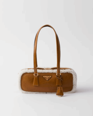 [프라다] 미디엄 시어링 투 핸들 백 1BB124