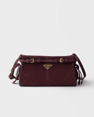 [프라다] 스몰  보니 스웨이드 숄더 백 1BH215