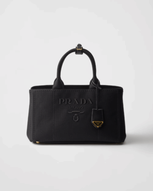 [프라다] 자르디니에르 라지 코튼 캔버스 핸드백 1BG554