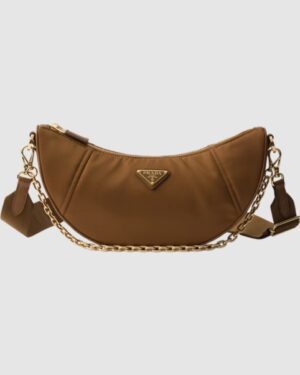 [프라다] 리나일론 숄더백 브랜디 1BH222