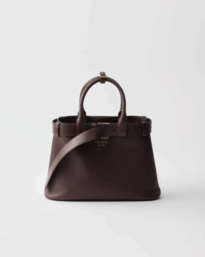 [프라다] 버클 벨트가 달린 스몰 가죽 핸드백 1BA434