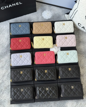 [샤넬] 클래식 지퍼 동전 지갑 AP3686