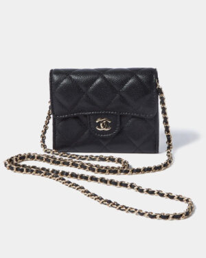 [샤넬] 클래식 체인 지갑 AP0238