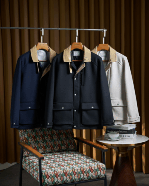 [브루넬로 쿠치넬리] 코듀로이 시어링 봄버 재킷 (3 COLORS)