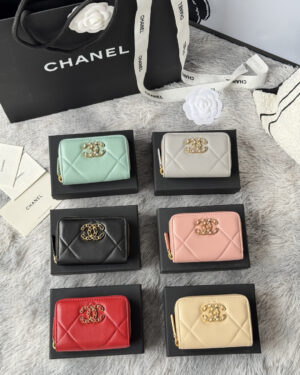 [샤넬] 지퍼 동전 카드지갑 AP0949