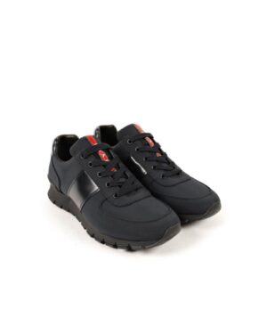 [프라다] 러너 가죽과 나일론 스니커즈 4E2718