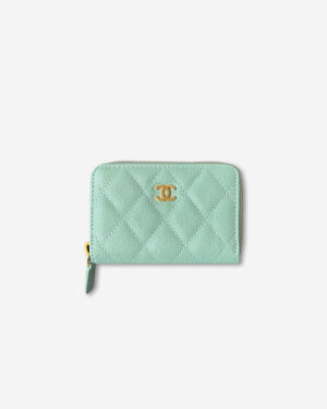 [샤넬] 클래식 지퍼 동전 카드지갑 AP69271