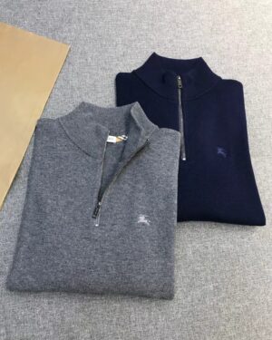 [버버리] 집업 모크넥 스웨터 (2 COLORS)