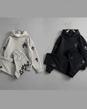 [크롬하츠] 세미터리 스웻 후디 & 팬츠 (2 COLORS)