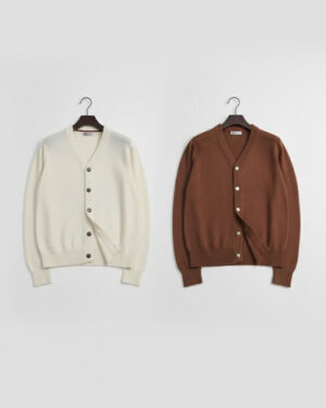 [브루넬로 쿠치넬리] 메탈 버튼 가디건 (2 COLORS)