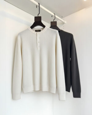 [로로피아나] 크루넥 니트 스웨터 (2 COLORS)