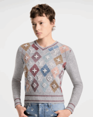 [루이비통] 3D 시그니처 아가일 풀오버 1AIQE3