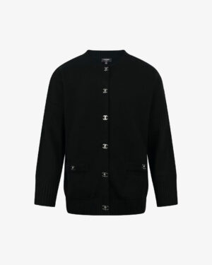 [샤넬] CC 턴락 포켓 가디건