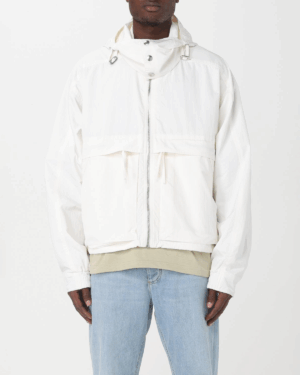 [보테가베네타] 테크 나일론 지퍼 블루종 재킷