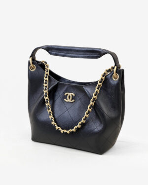 [샤넬] 호보백 체인 탑핸들 카프스킨 AS5970