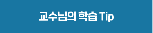 교수님의 학습 Tip