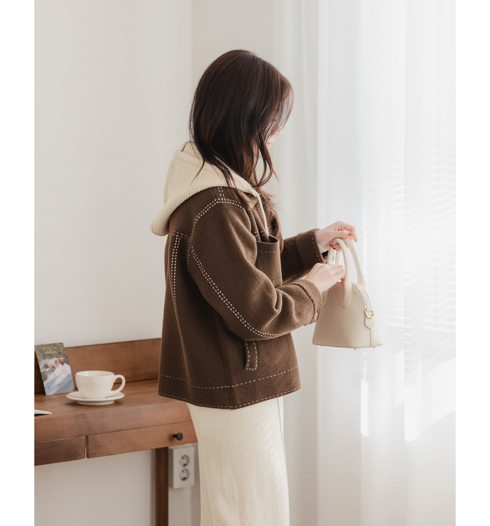 재킷 모델 착용 이미지-S23L11