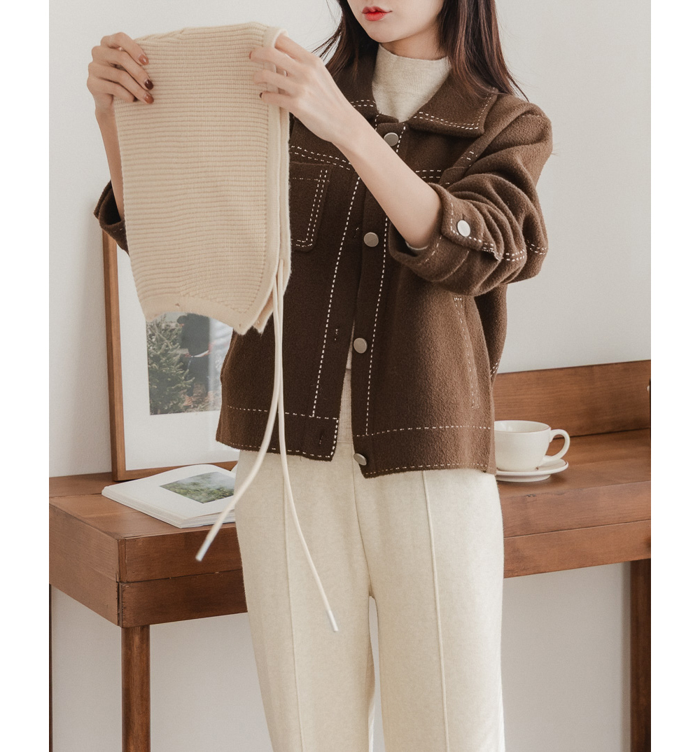 재킷 모델 착용 이미지-S23L20