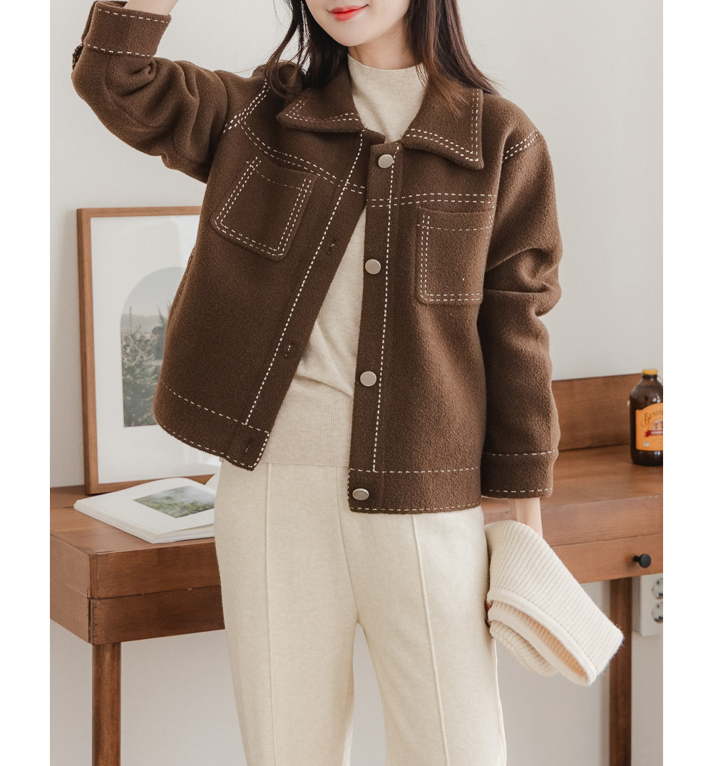 재킷 모델 착용 이미지-S23L21