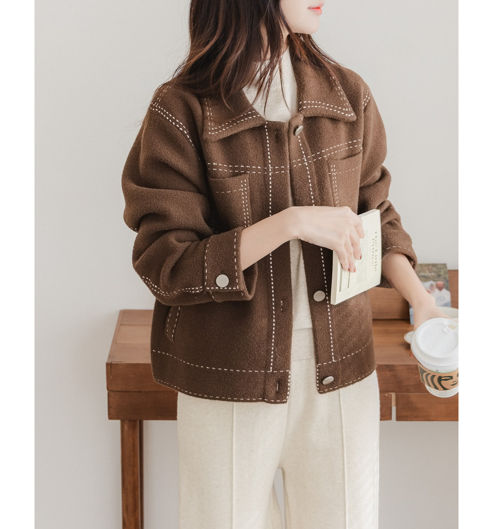 재킷 모델 착용 이미지-S23L25