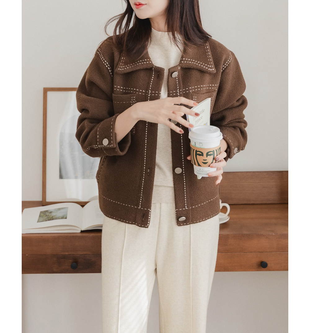 재킷 모델 착용 이미지-S23L26