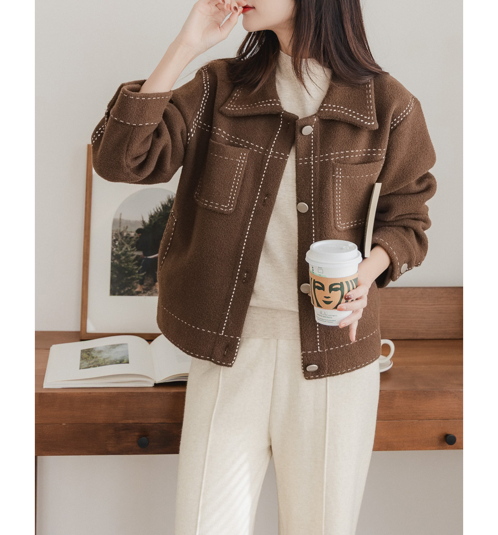 재킷 모델 착용 이미지-S23L28