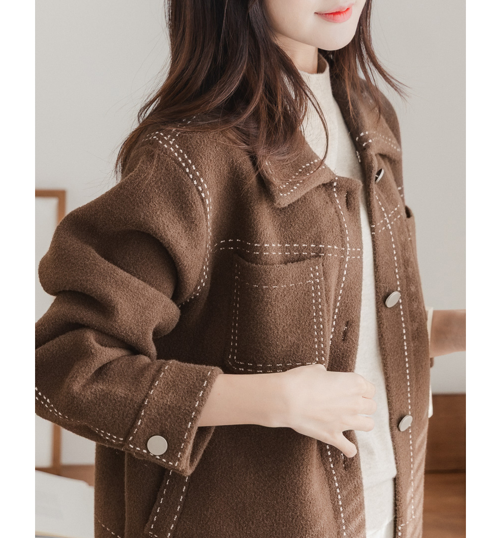 재킷 모델 착용 이미지-S23L29