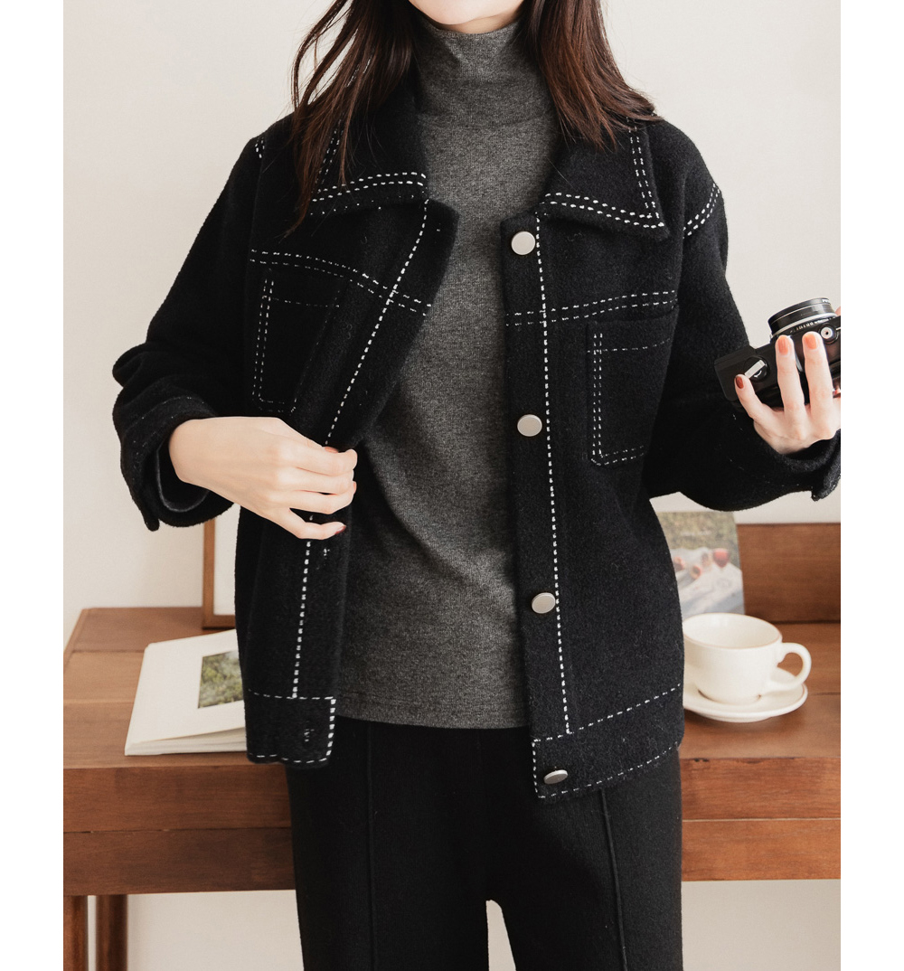 재킷 모델 착용 이미지-S23L31