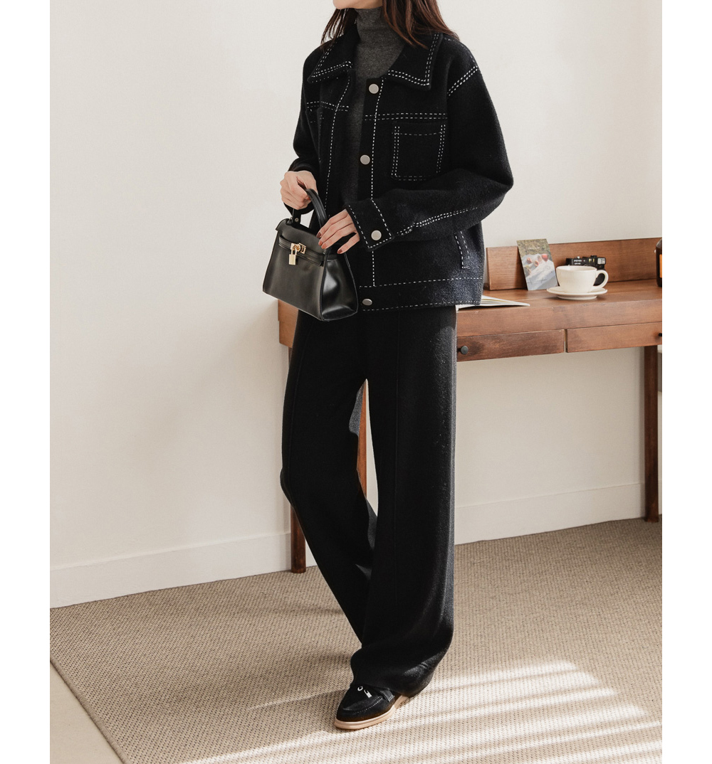 재킷 모델 착용 이미지-S23L33