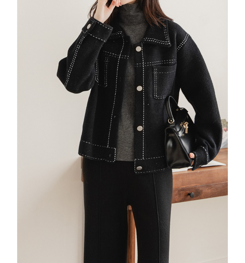 재킷 모델 착용 이미지-S23L35