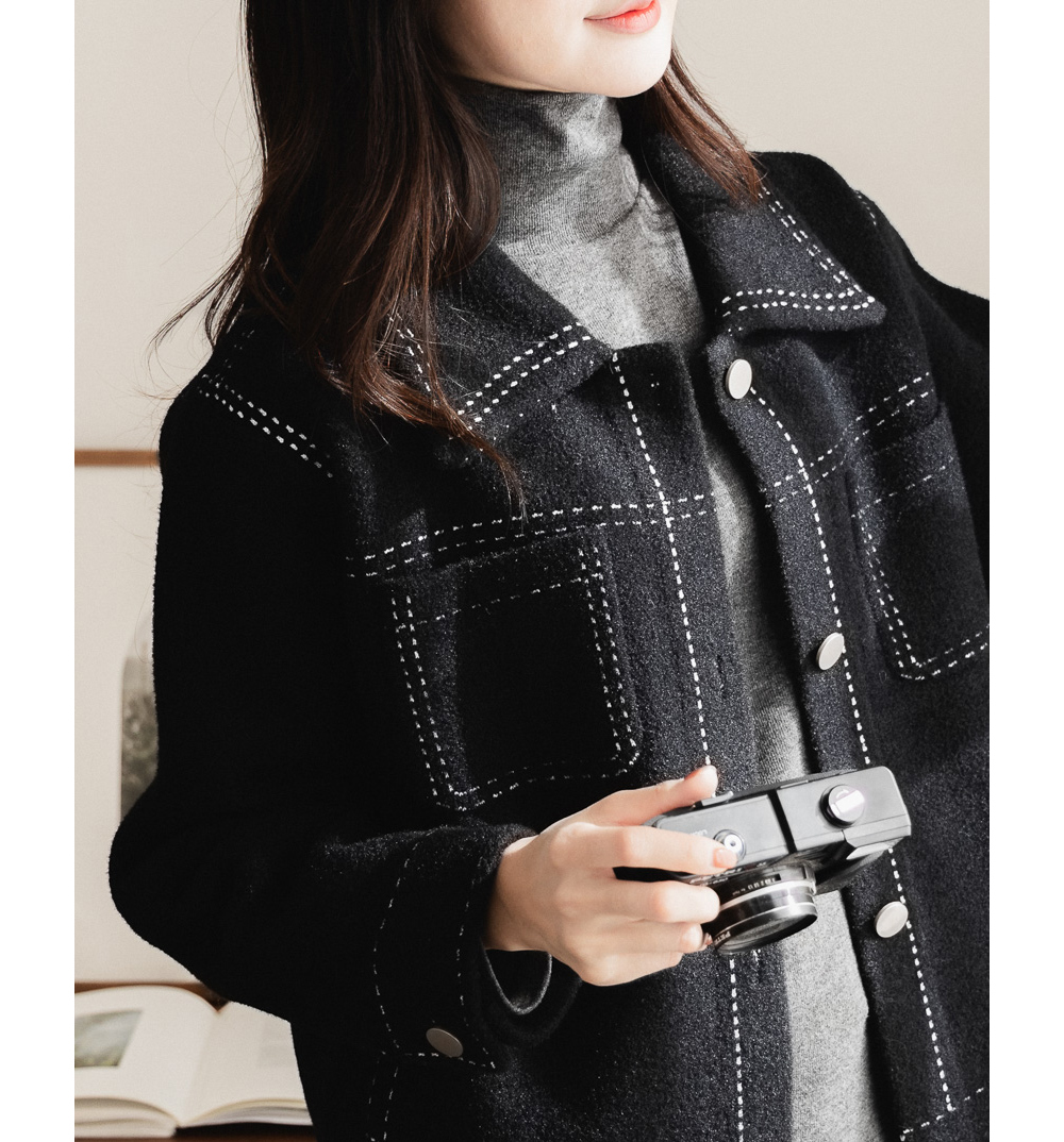 재킷 모델 착용 이미지-S23L36