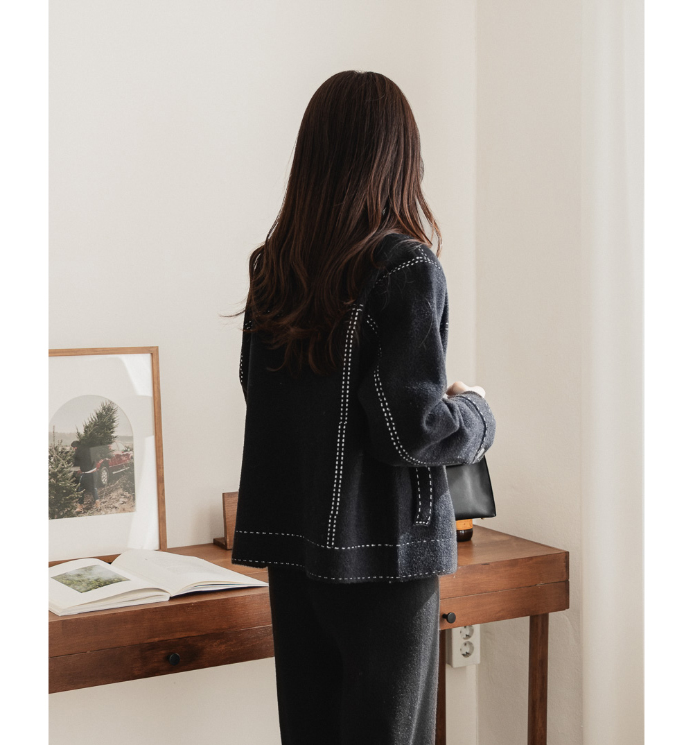 재킷 모델 착용 이미지-S23L37