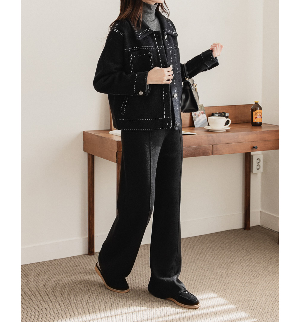 재킷 모델 착용 이미지-S23L38