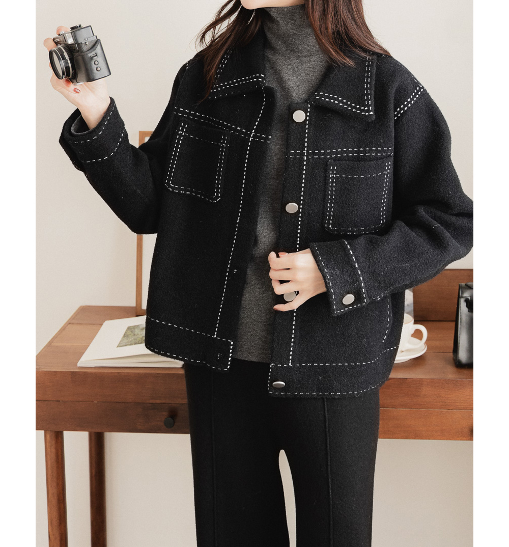 재킷 모델 착용 이미지-S23L42