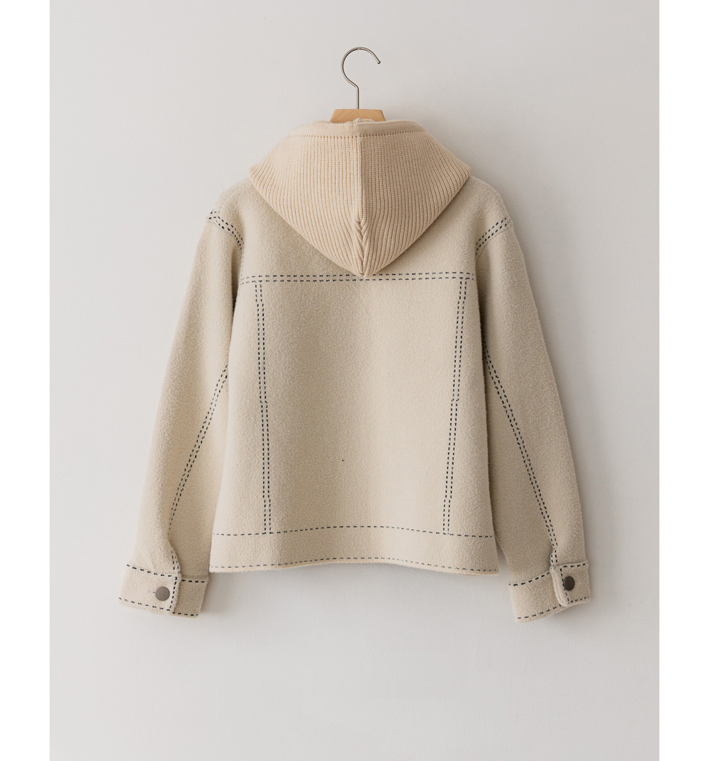 재킷 크림 색상 이미지-S23L47