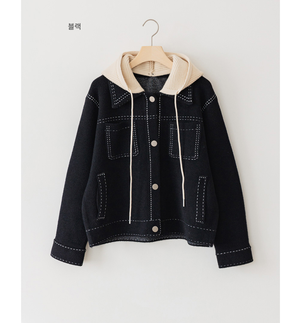 재킷 차콜 색상 이미지-S23L50