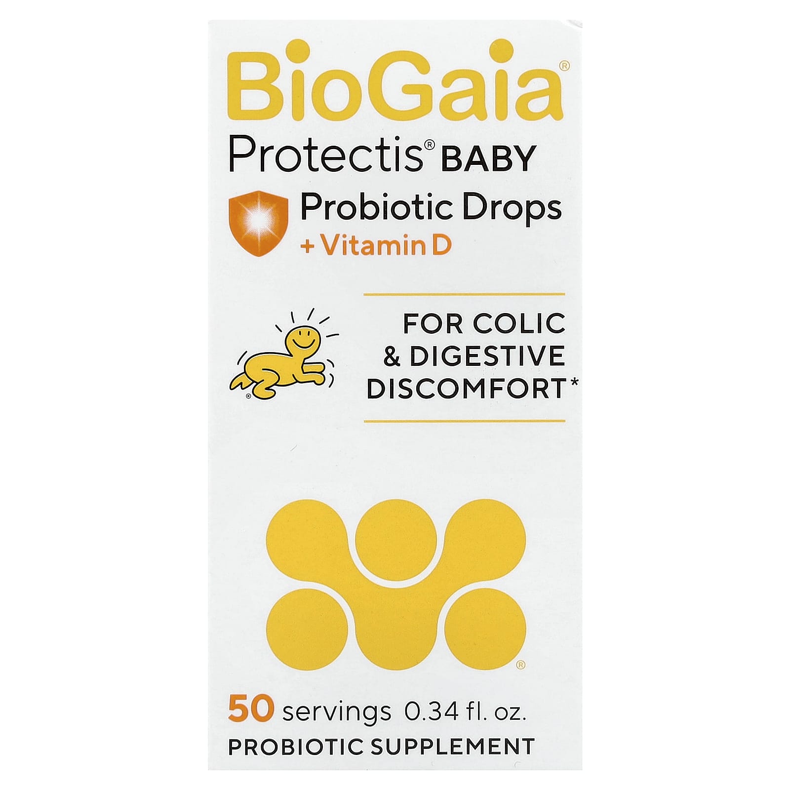 BioGaia, Protectis 베이비, 프로바이오틱 드롭, 비타민D3 함유, 10ml(0.34fl oz)
