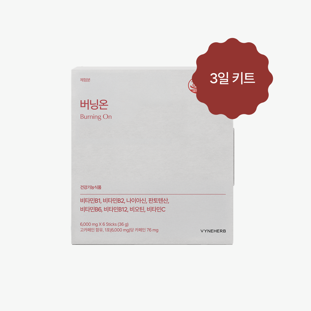 [2배 강력해진 리뉴얼]버닝온 3일 키트