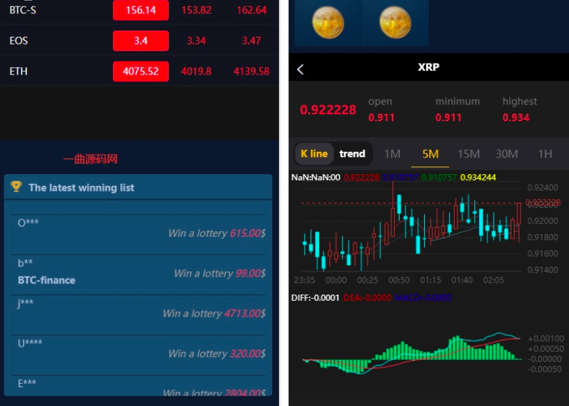 二开版聚星微盘聚星源码-支持pc +h5自适应 – 英文+游戏+时间盘