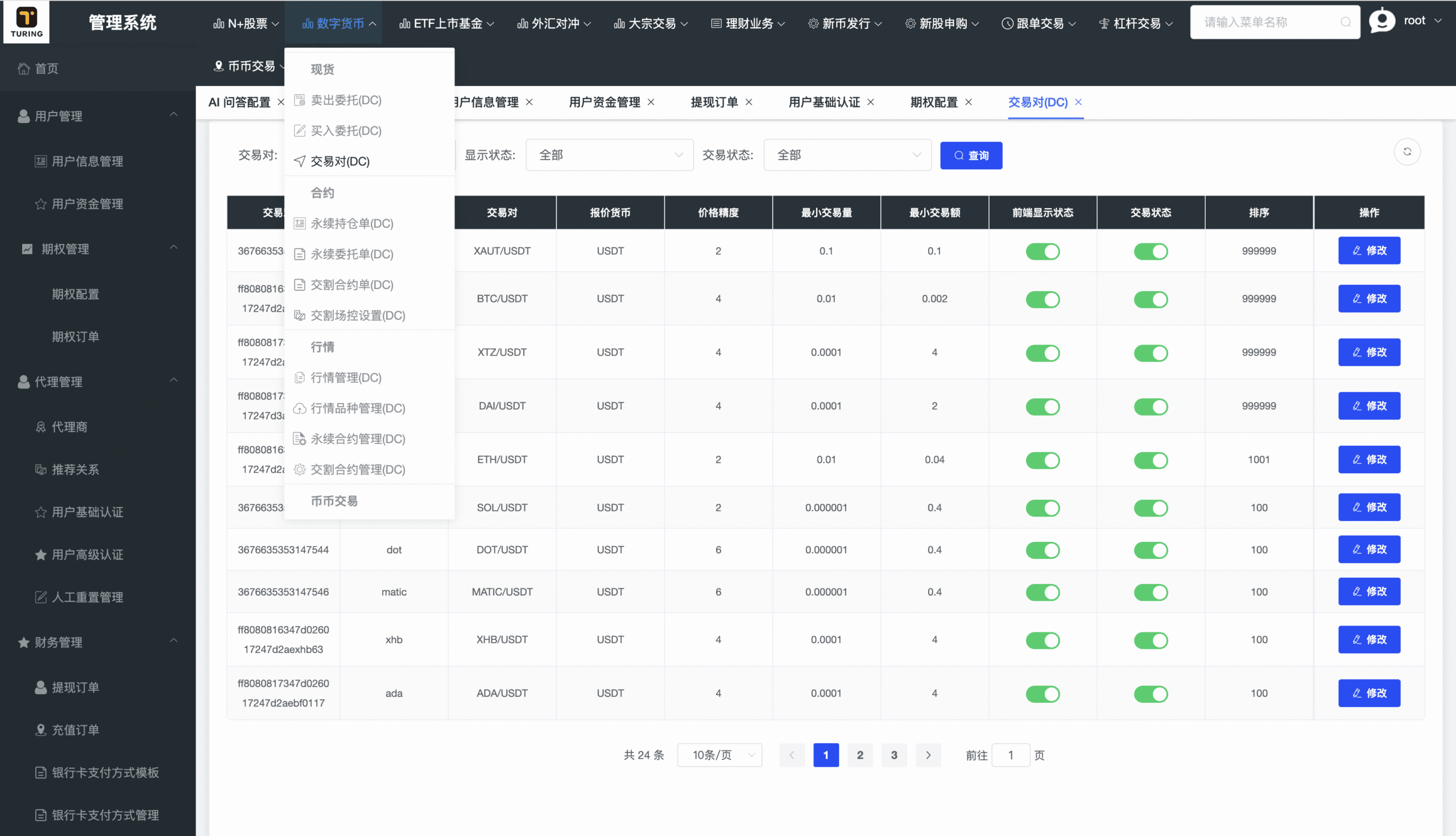 多国语言股票交易所源码下载|Java + Spring Boot + Vue 前后端分离|支持全球股票、外汇、数字资产交易系统插图20 多国语言股票交易所源码下载|Java + Spring Boot + Vue 前后端分离|支持全球股票、外汇、数字资产交易系统插图20