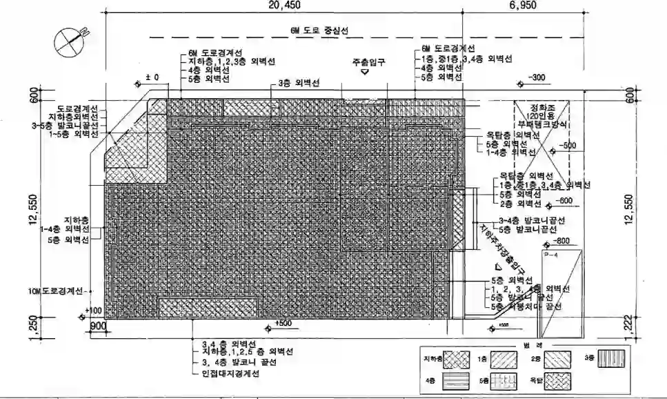 정명빌딩 배치도 이미지