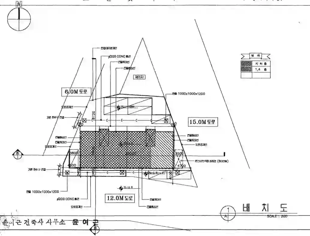 예승빌라 배치도 이미지