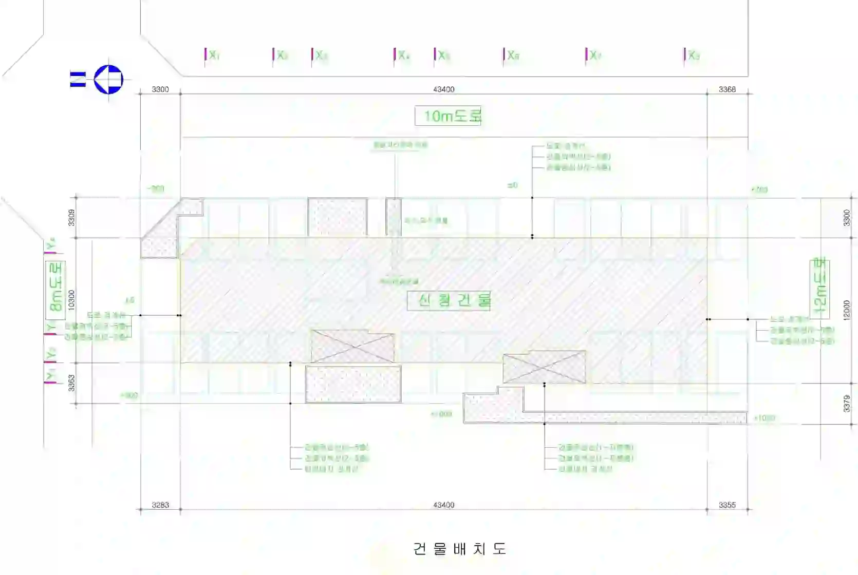 한솔주택 배치도 이미지