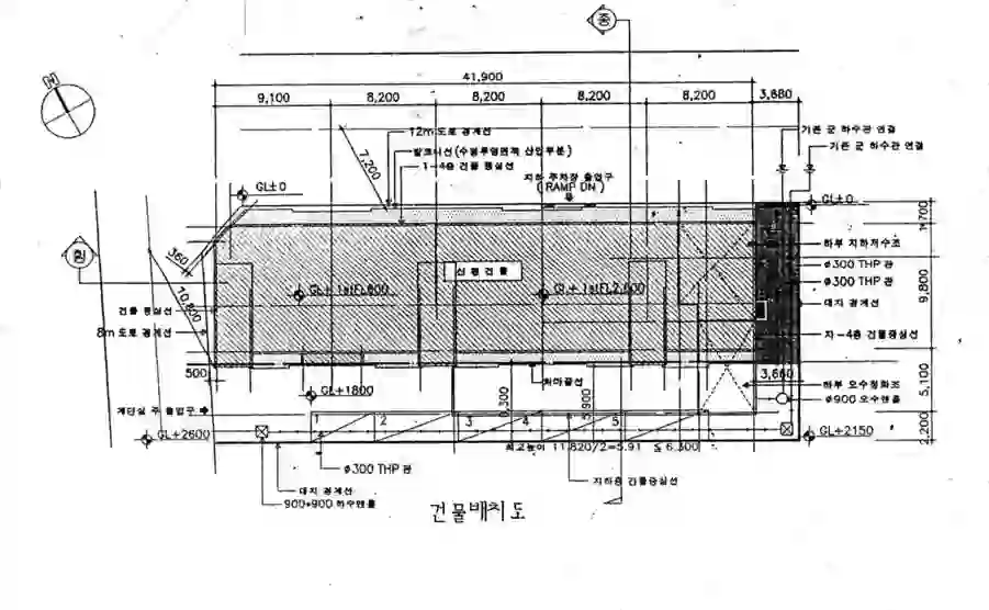 행운연립 배치도 이미지