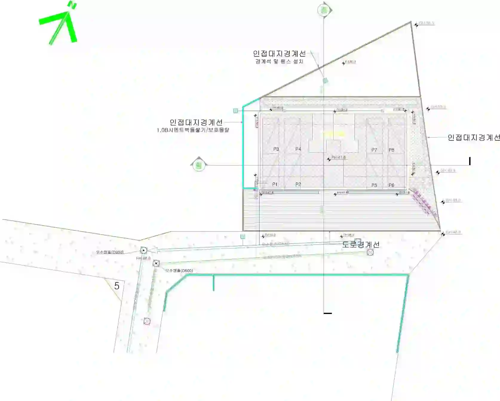 예은숲109동 배치도 이미지